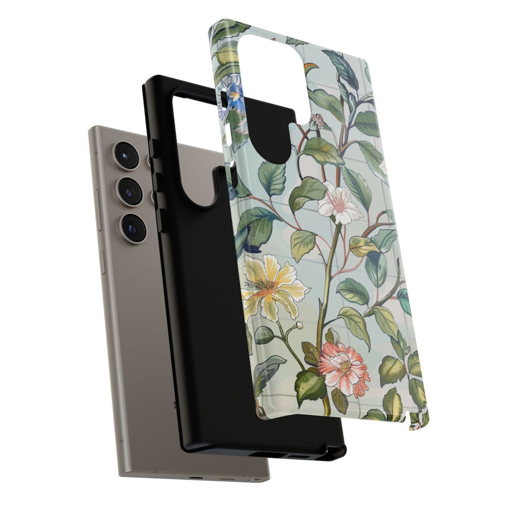 Vintage Bloemenpatroon met Vlinders