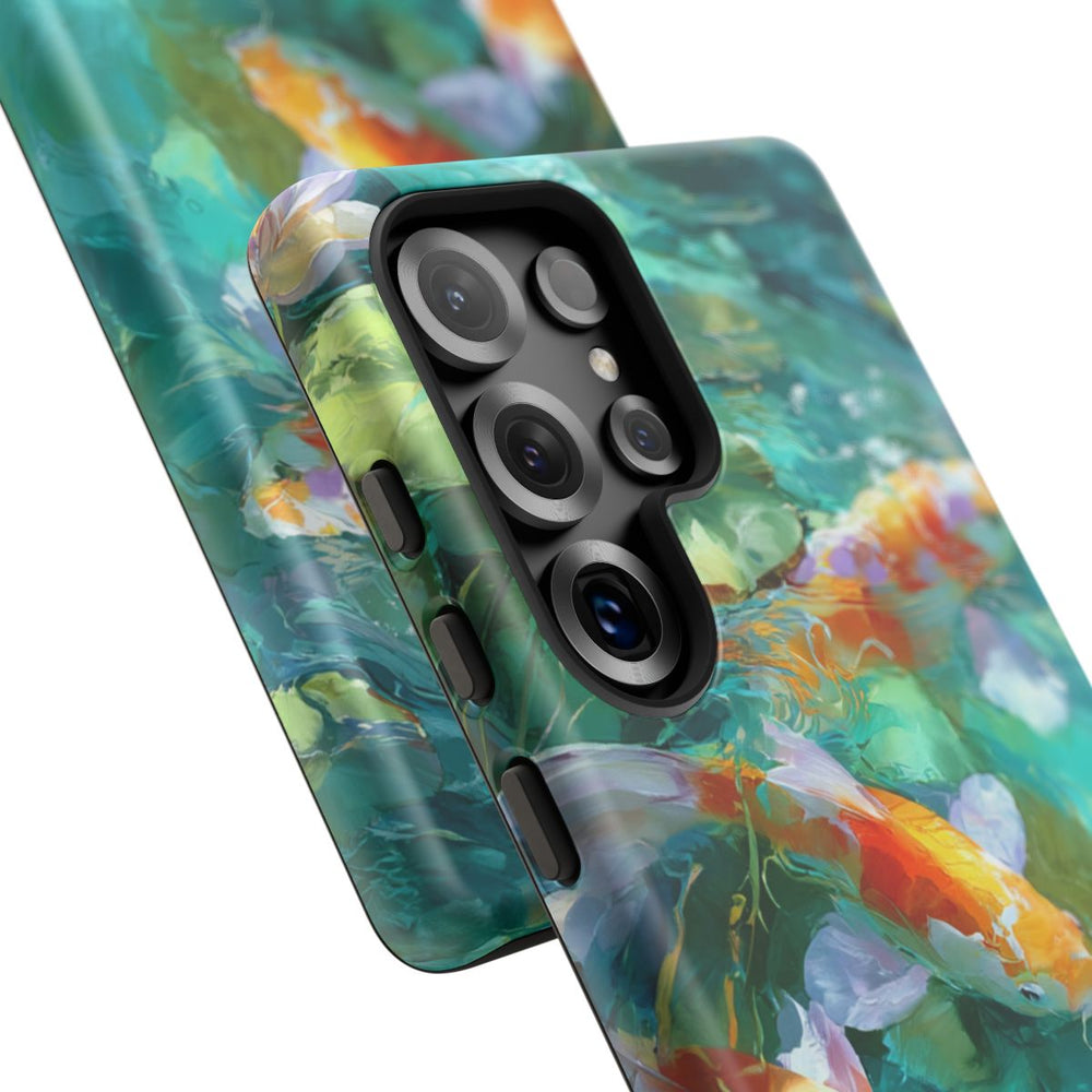 Koi Karpers en Waterlelies