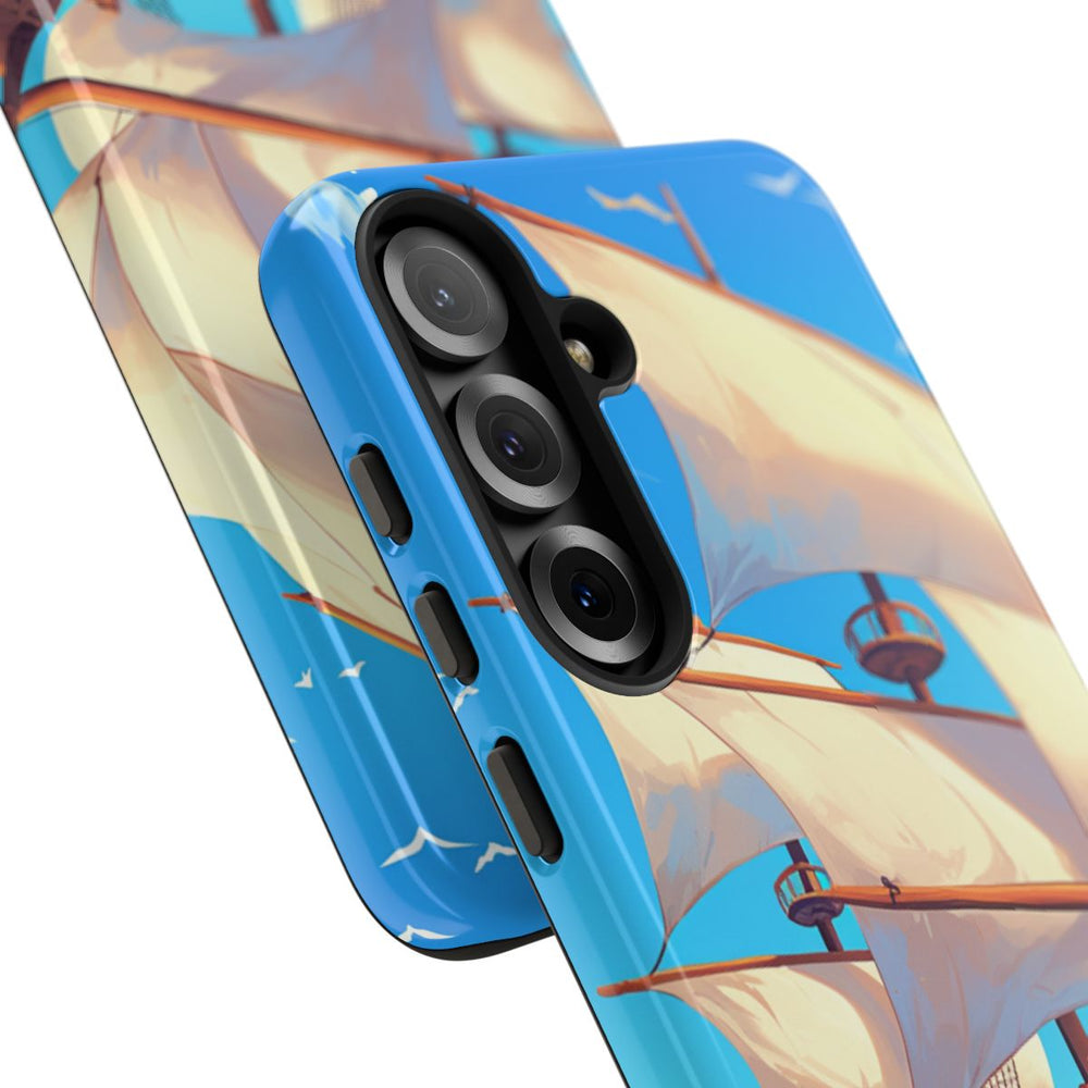 Zeilschip op Blauwe Oceaan