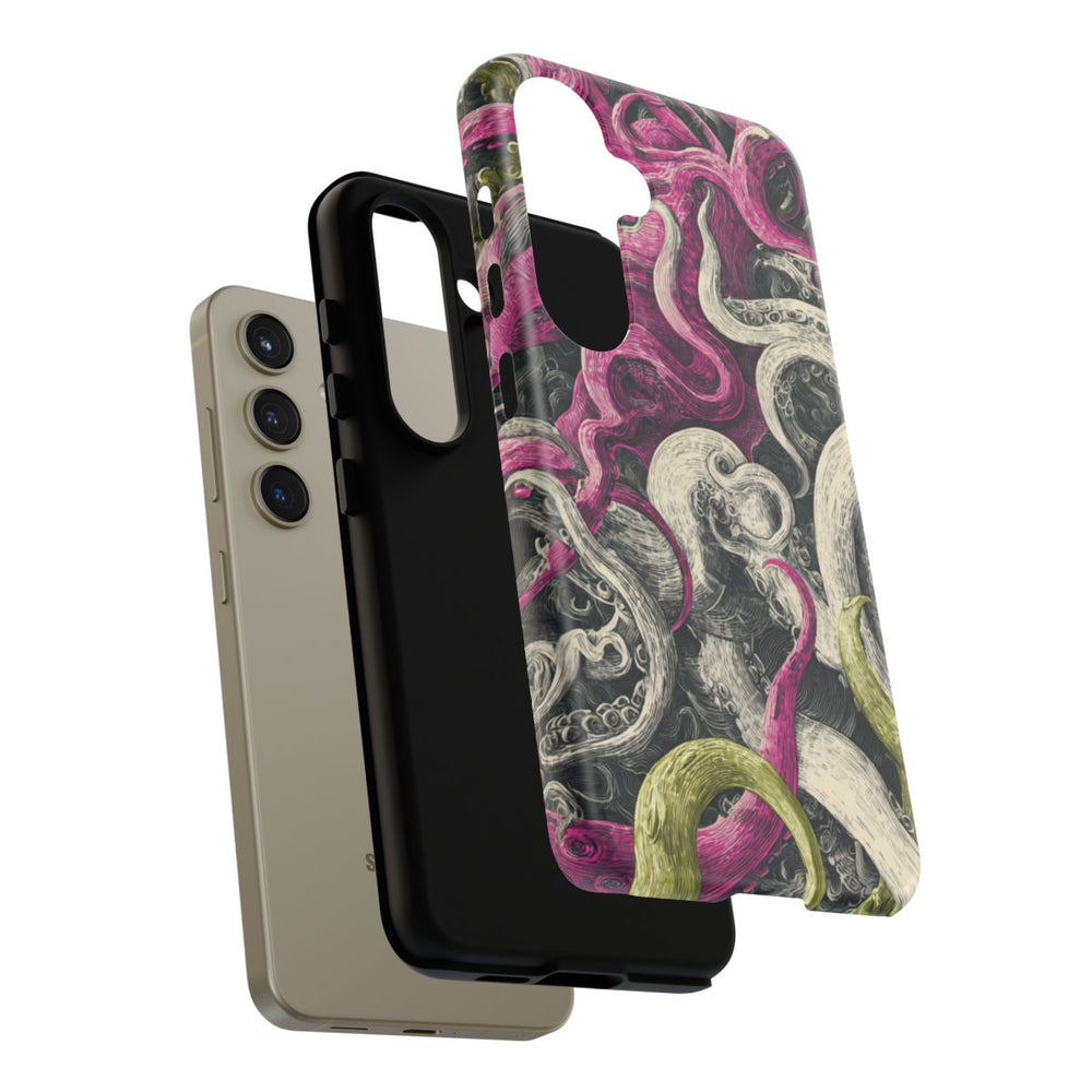 Gedetailleerd Tentakelpatroon met Wervelende Swirls