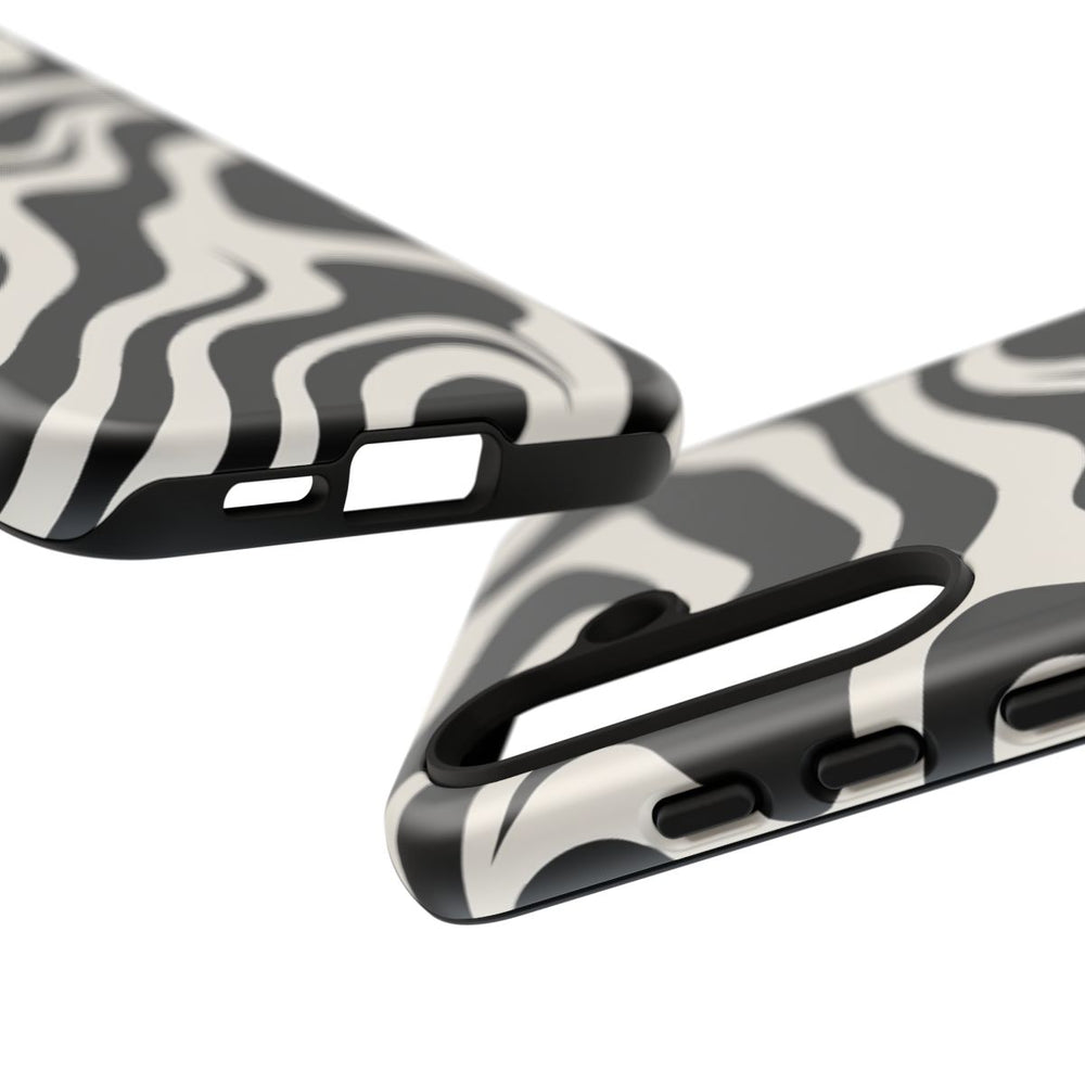 Zwart-Wit Abstract Zebra-Patroon
