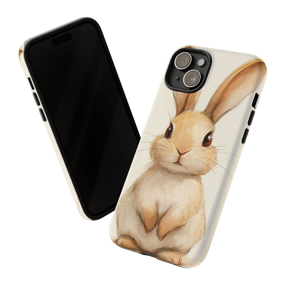 Lieve Beige Konijnenillustratie