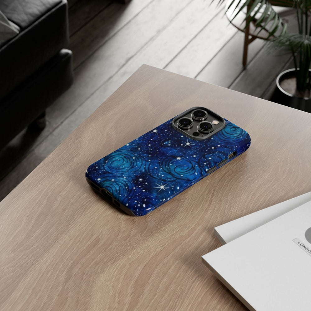 Blauw Sterrenstelsel Patroon