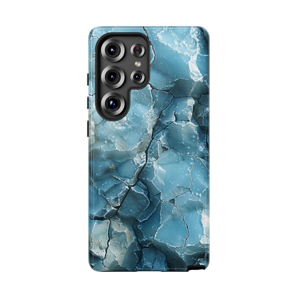 IJzige Fractalstructuur met Grunge