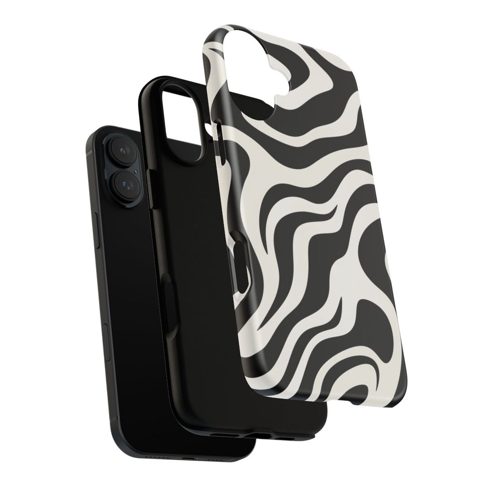 Zwart-Wit Abstract Zebra-Patroon