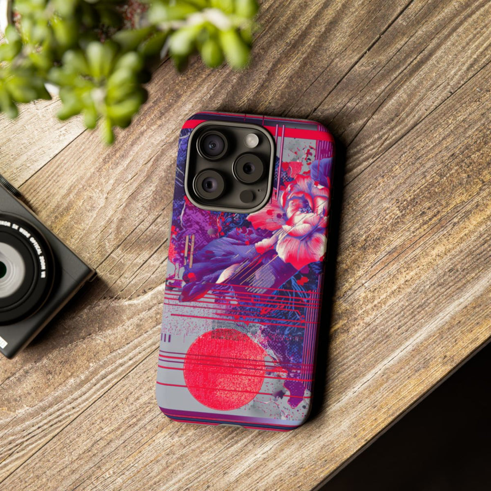 Abstracte Bloemmotieven met Neonaccenten