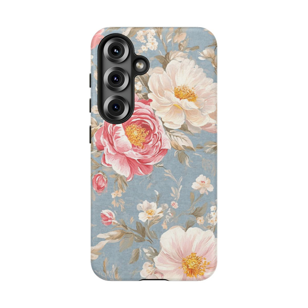 Romantisch Roze-Wit Bloemenpatroon