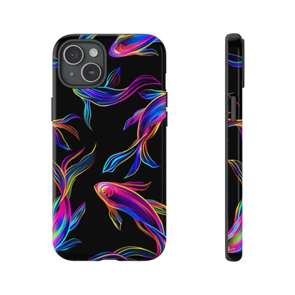 Neonkleurige Vissenpatroon