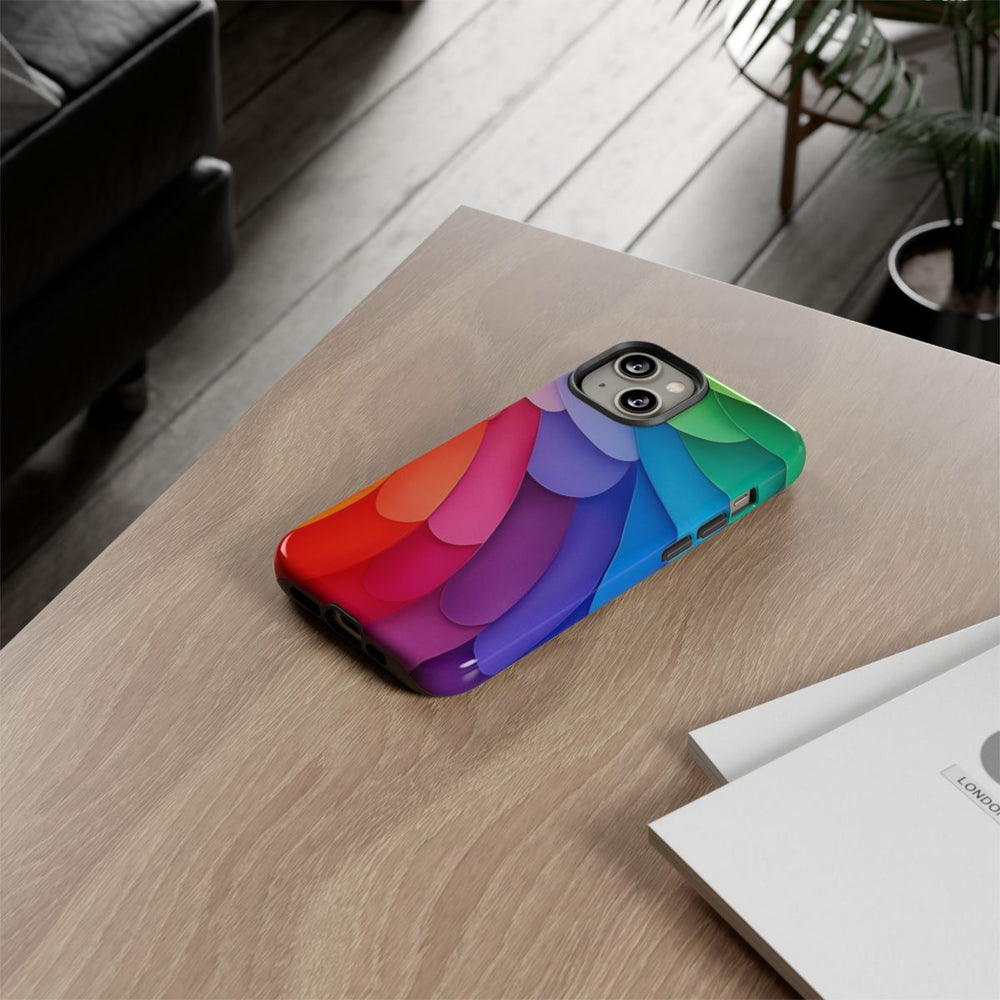Kleurrijk Gelaagd Regenboogpatroon