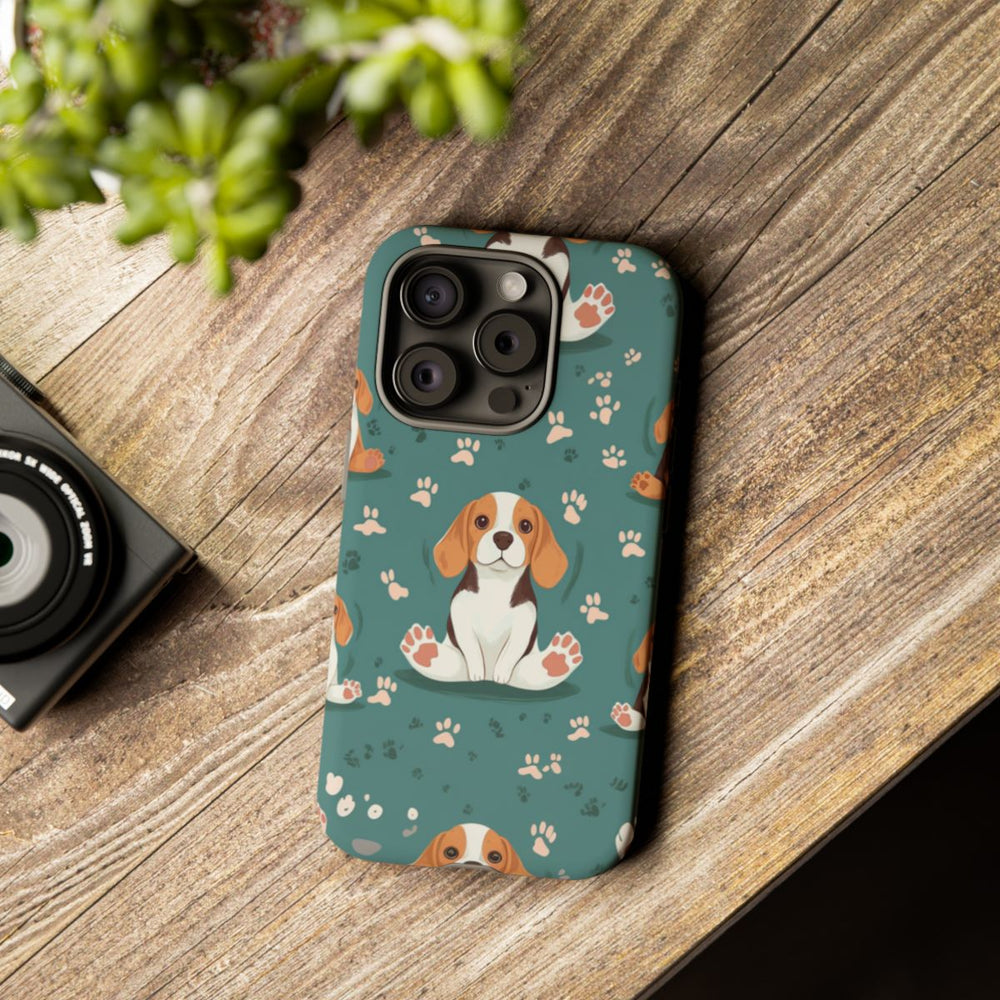 Beagles met Pootafdrukken Patroon