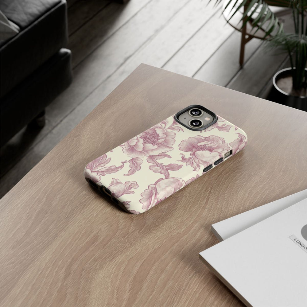 Elegante Victoriaanse Bloemenprint
