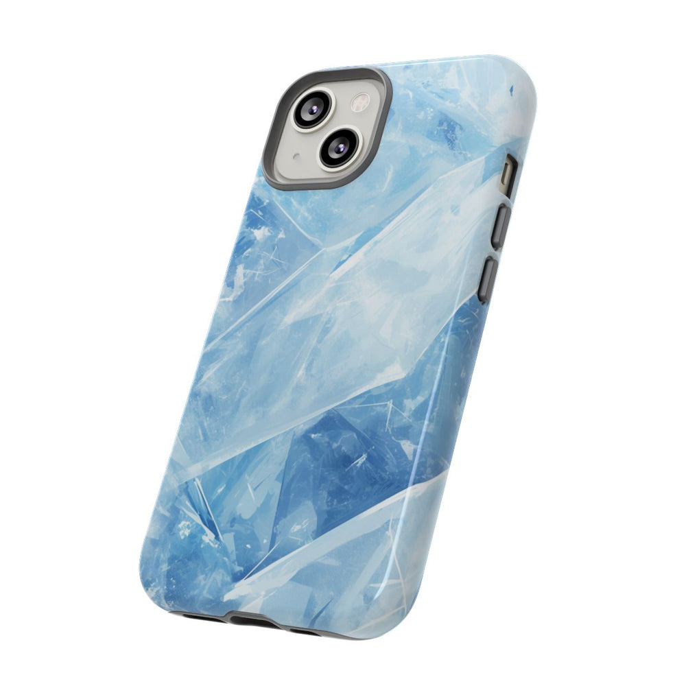 Blauwe IJstextuur