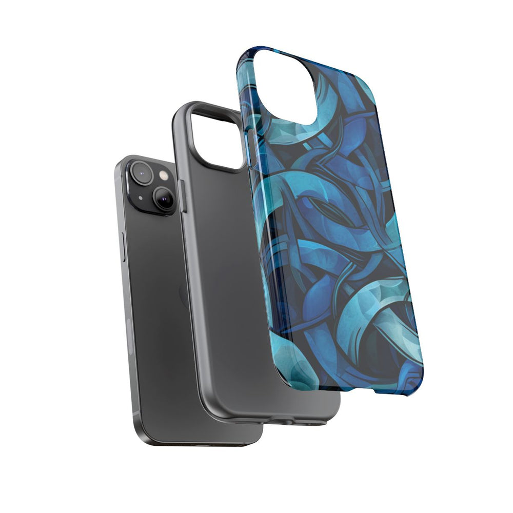 Blauw Keltisch Knoopmotief
