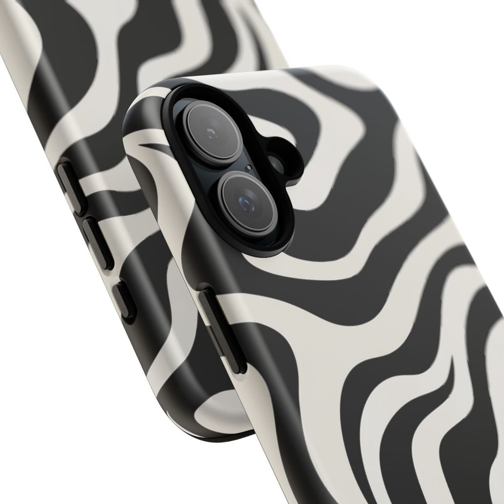 Zwart-Wit Abstract Zebra-Patroon