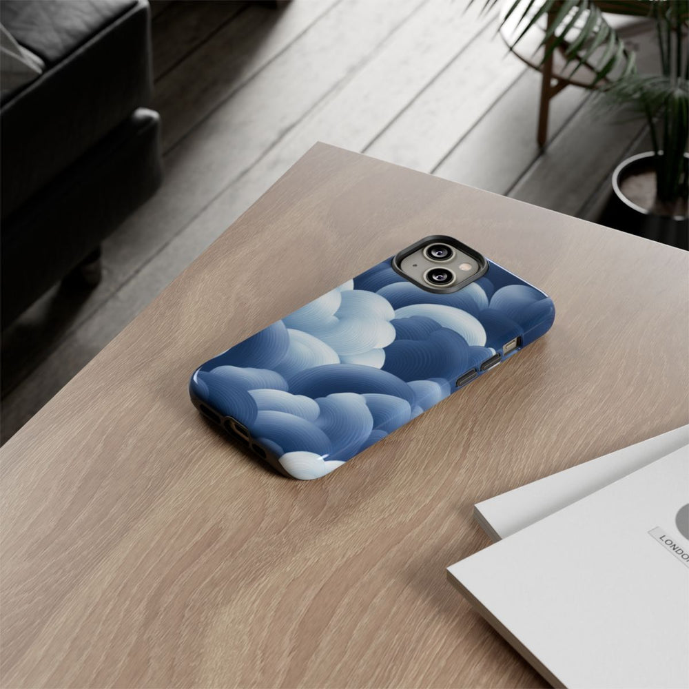 Blauw-Wit Wolkenpatroon