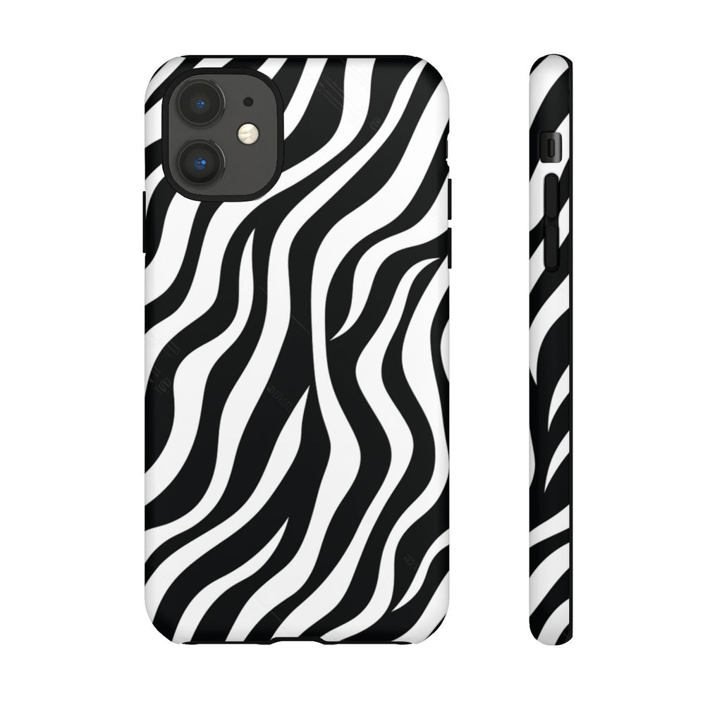Zwart-Wit Zebra Strepenpatroon
