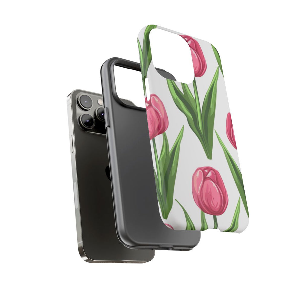 Roze Tulp Bloemenpatroon