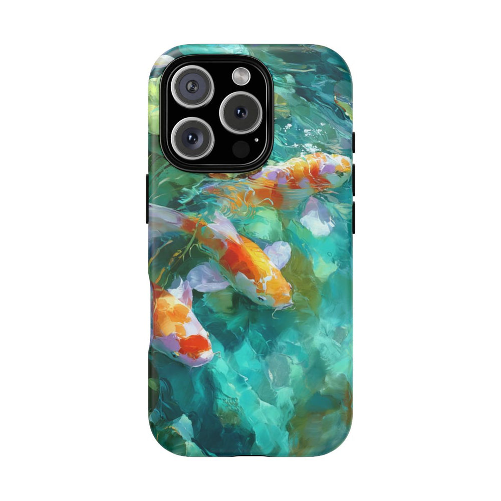 Koi Karpers en Waterlelies