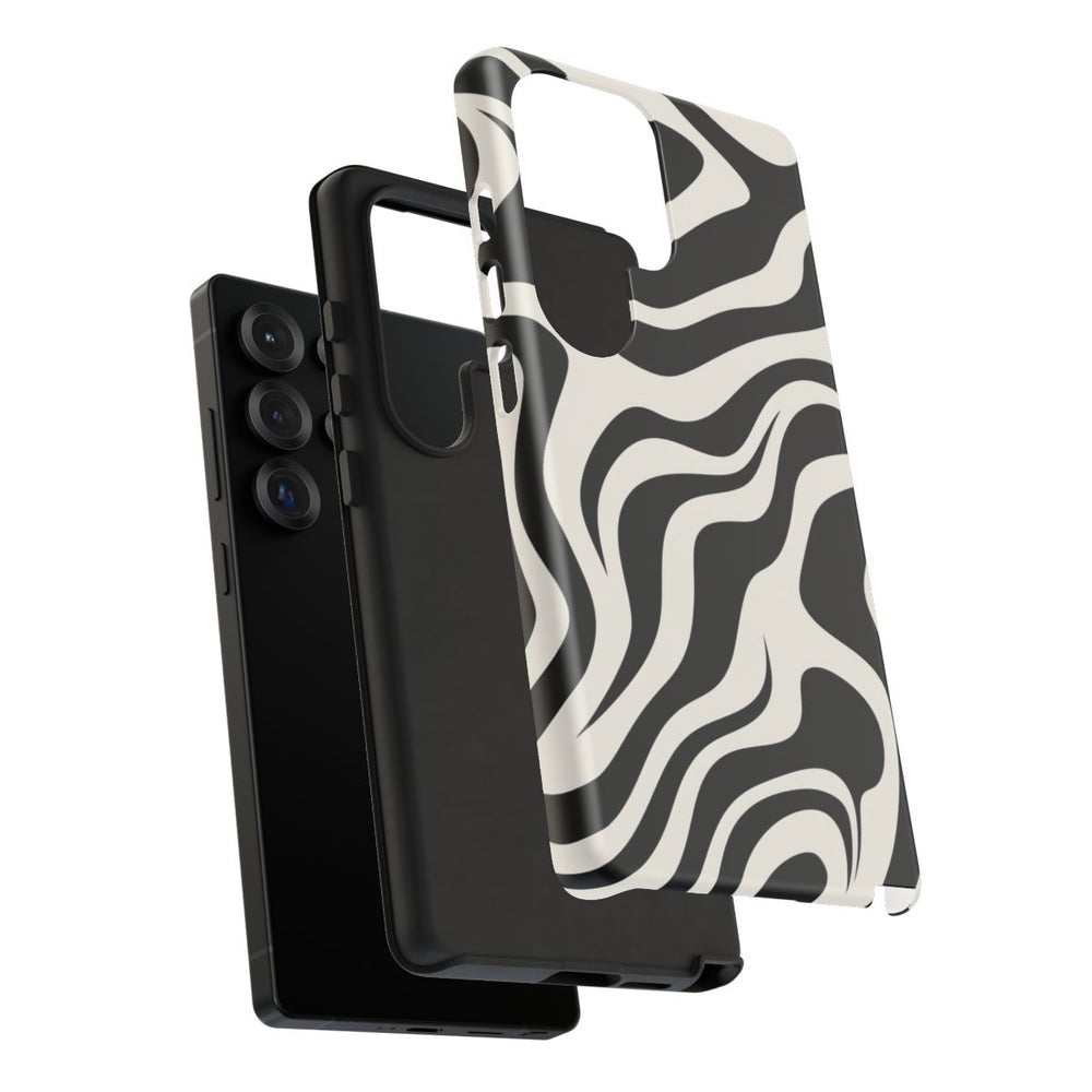 Zwart-Wit Abstract Zebra-Patroon
