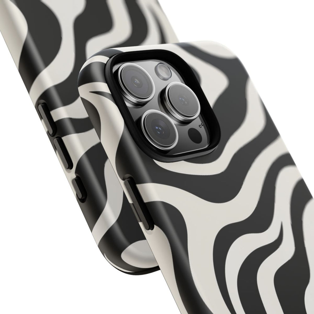 Zwart-Wit Abstract Zebra-Patroon