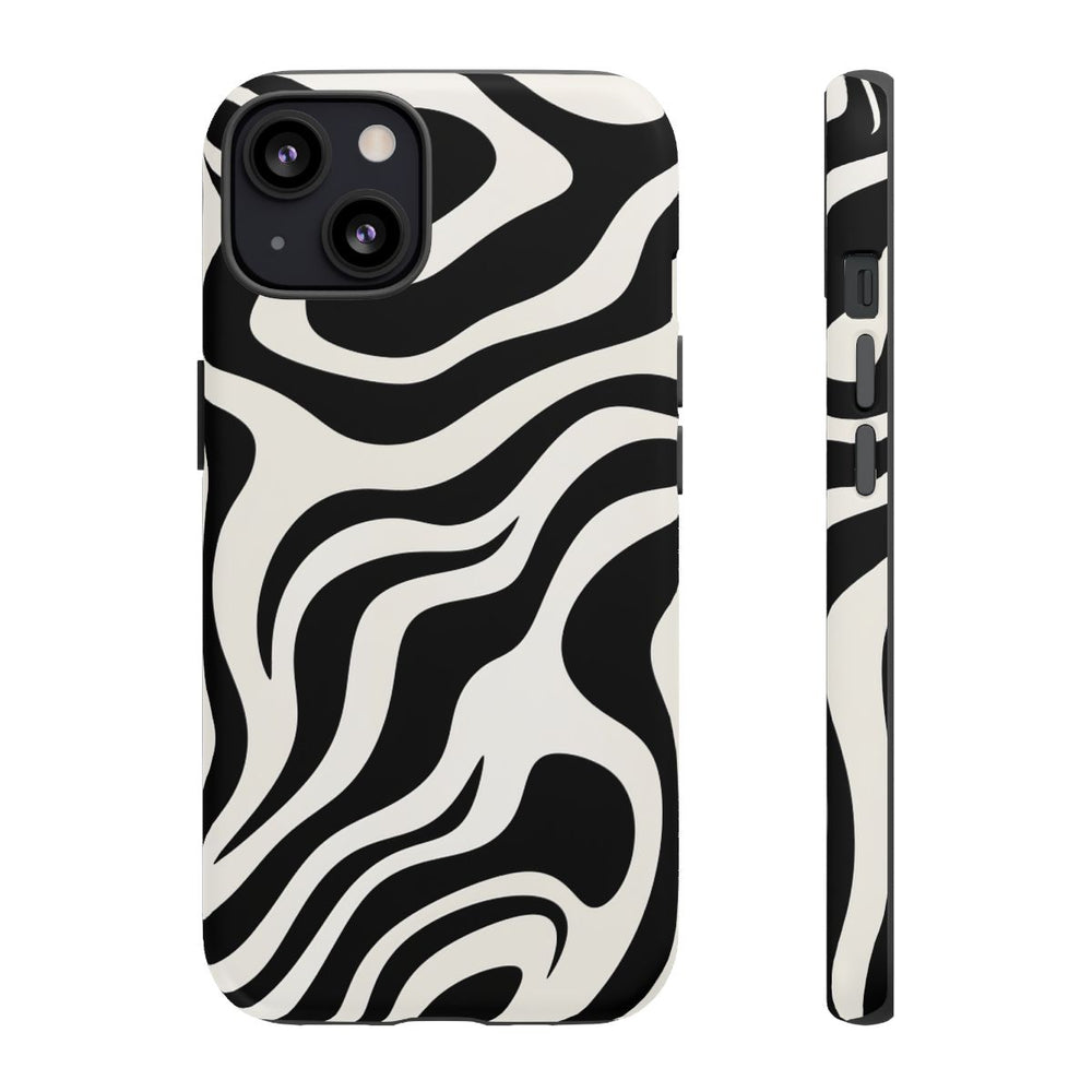 Zwart-Wit Abstract Zebra-Patroon