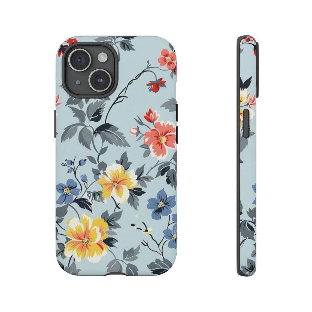 Vintage Bloemenpatroon in Pasteltinten