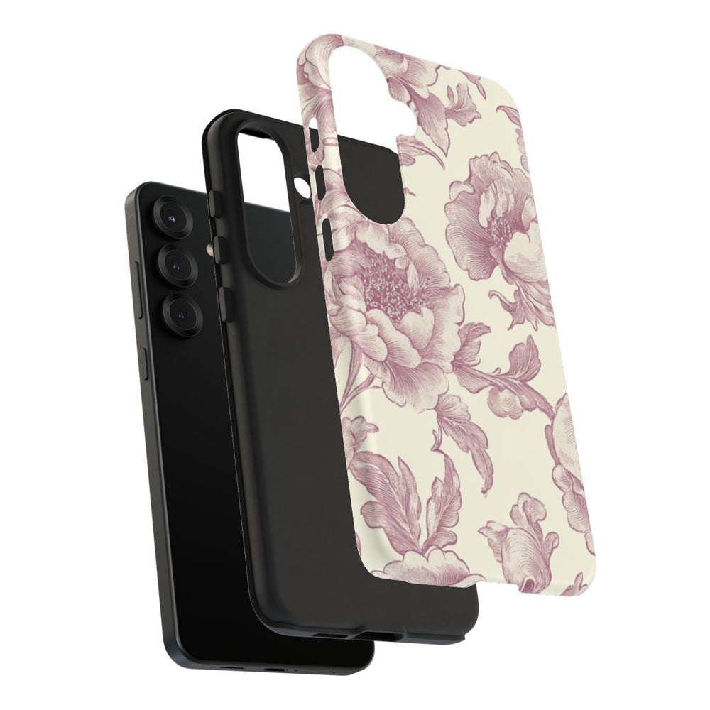 Elegante Victoriaanse Bloemenprint