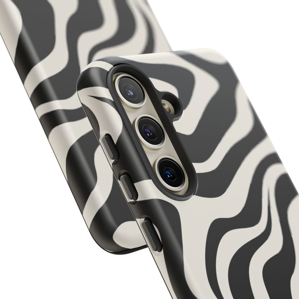 Zwart-Wit Abstract Zebra-Patroon