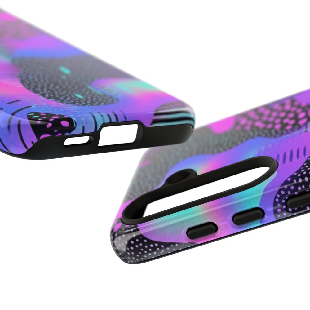 Abstract Neon Vaporwave Patroon