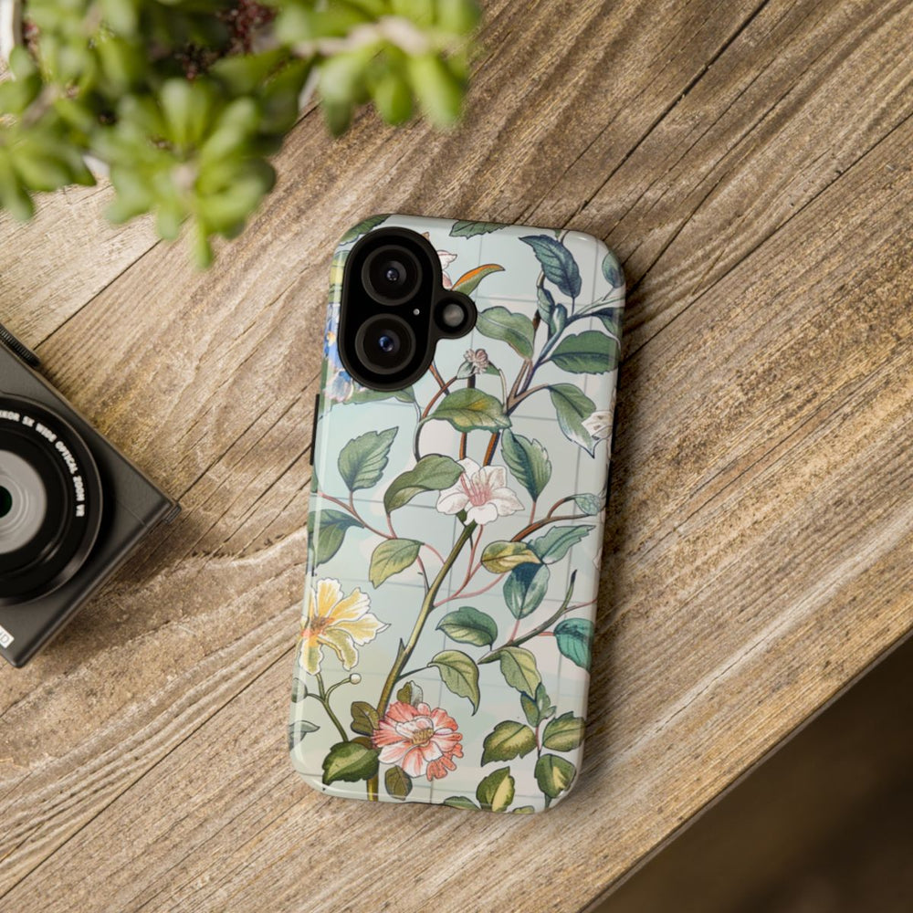Vintage Bloemenpatroon met Vlinders