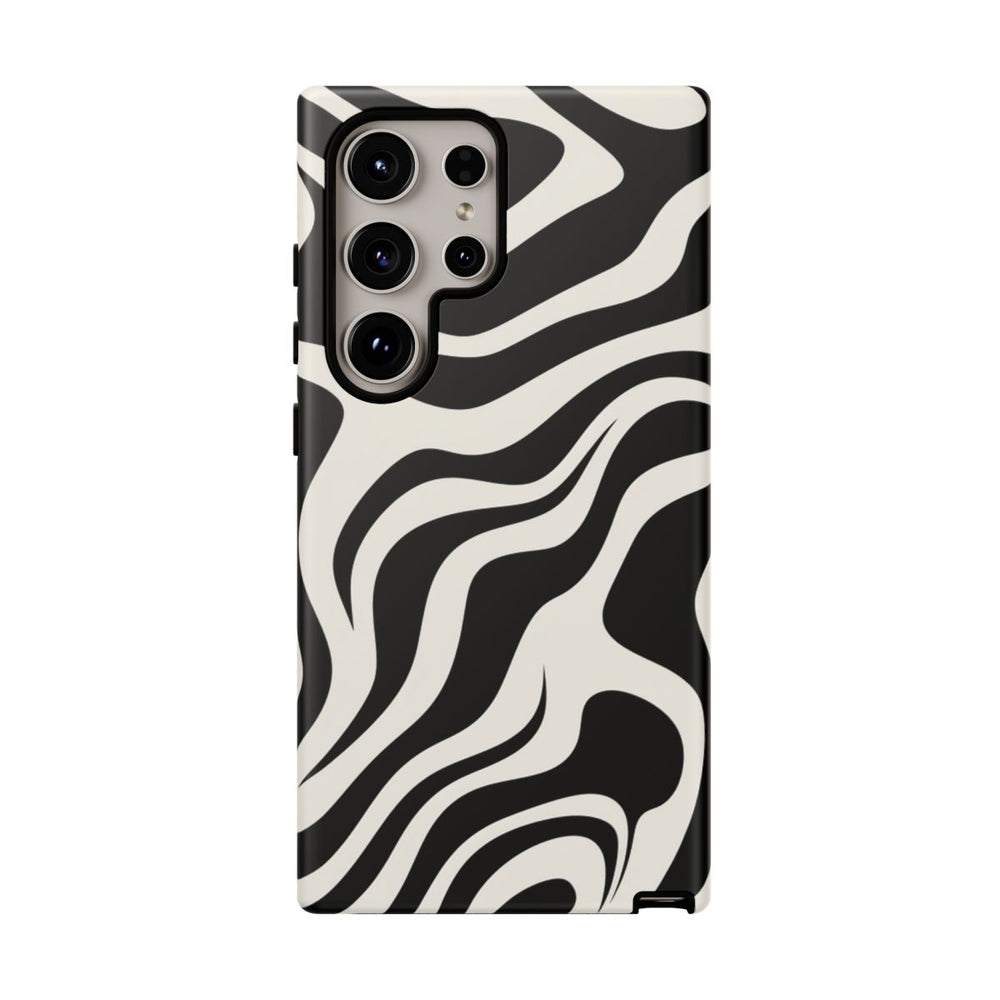 Zwart-Wit Abstract Zebra-Patroon