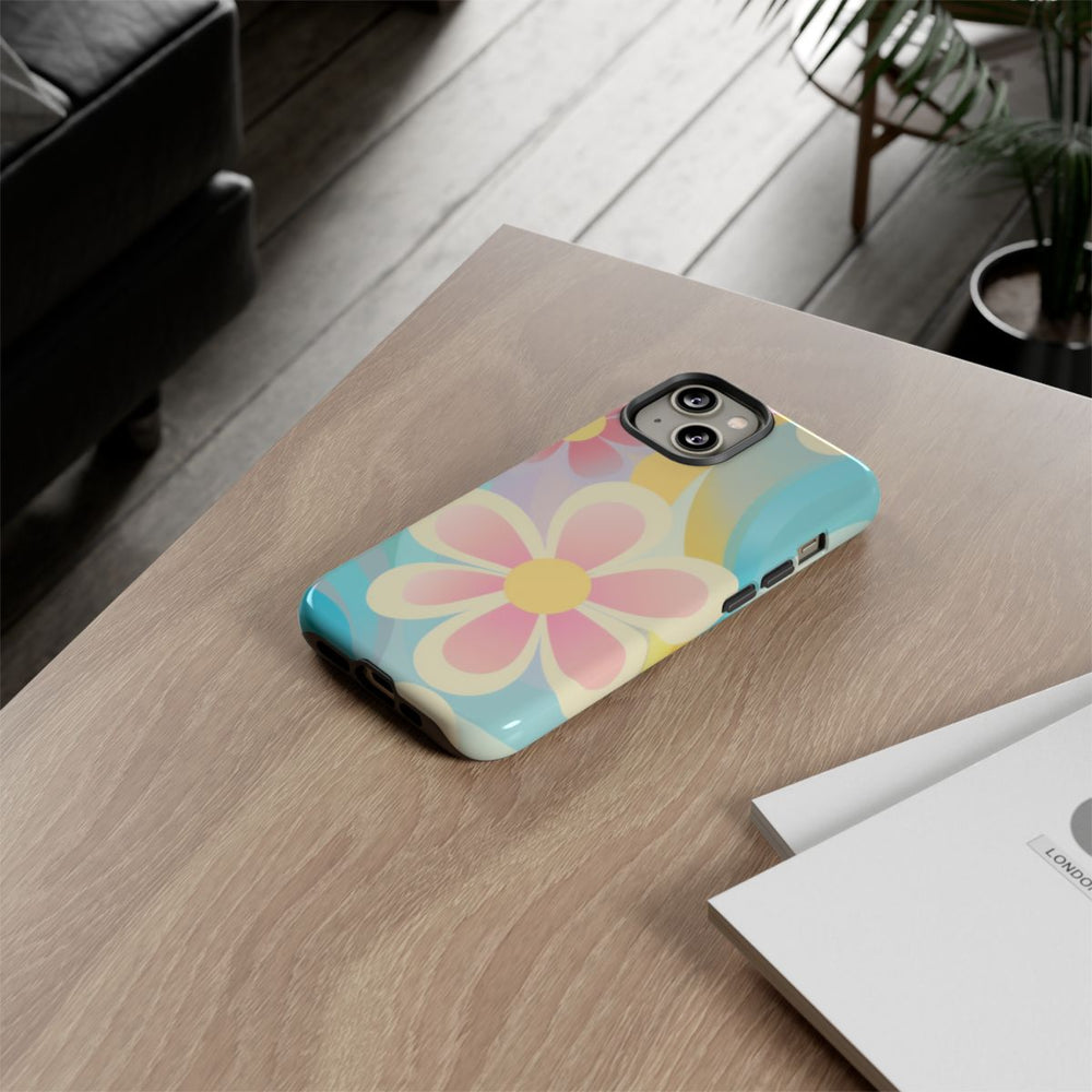 Pastel Groovy Bloemenpatroon