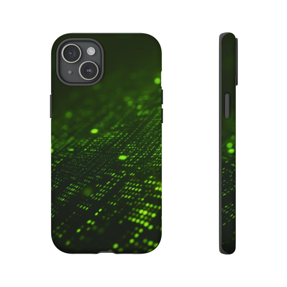 Abstract Digitaal Groen Rasterpatroon