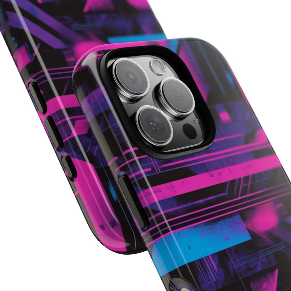 Neon Geometrisch Abstract Patroon