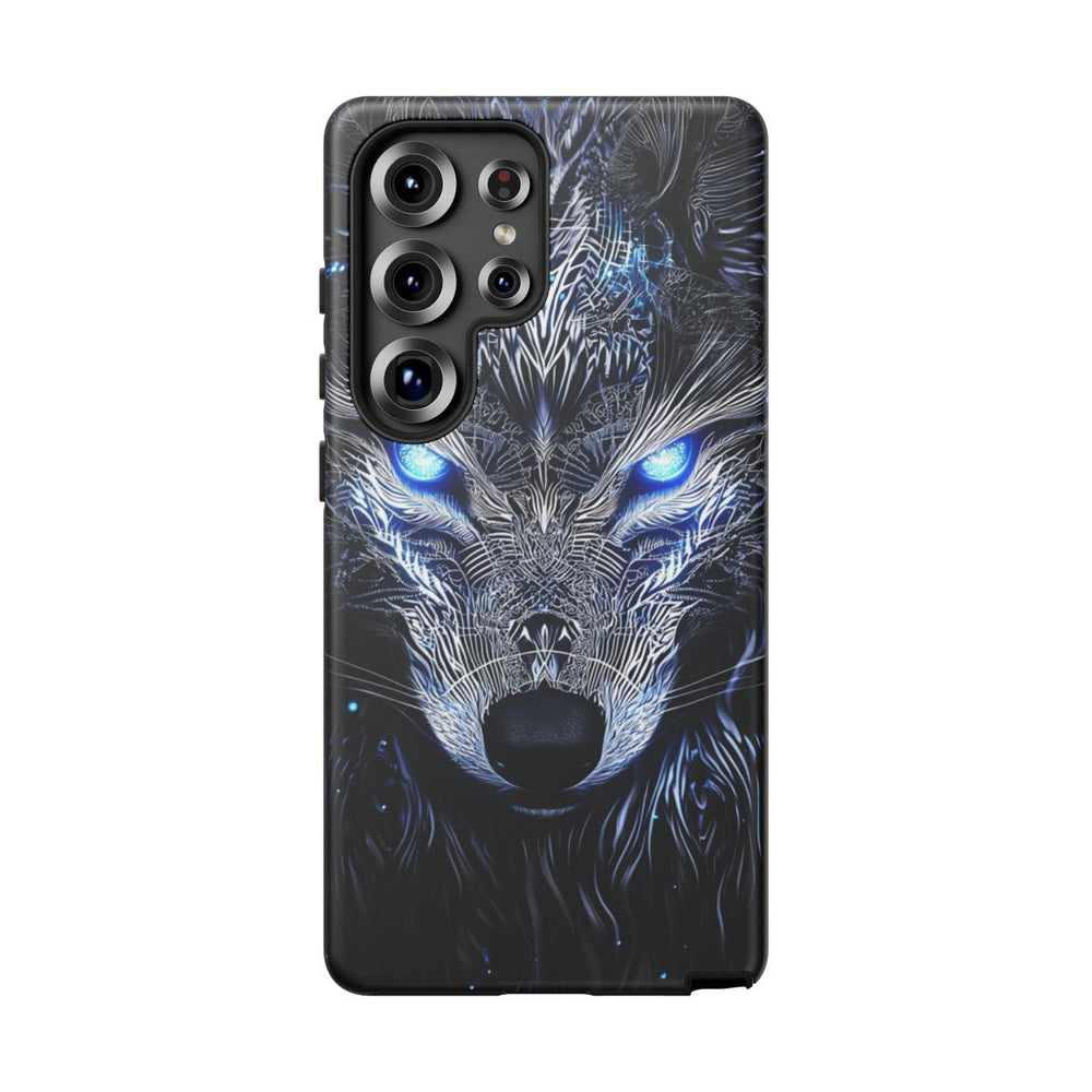 Majestueuze Wolf met Gloeiende Ogen