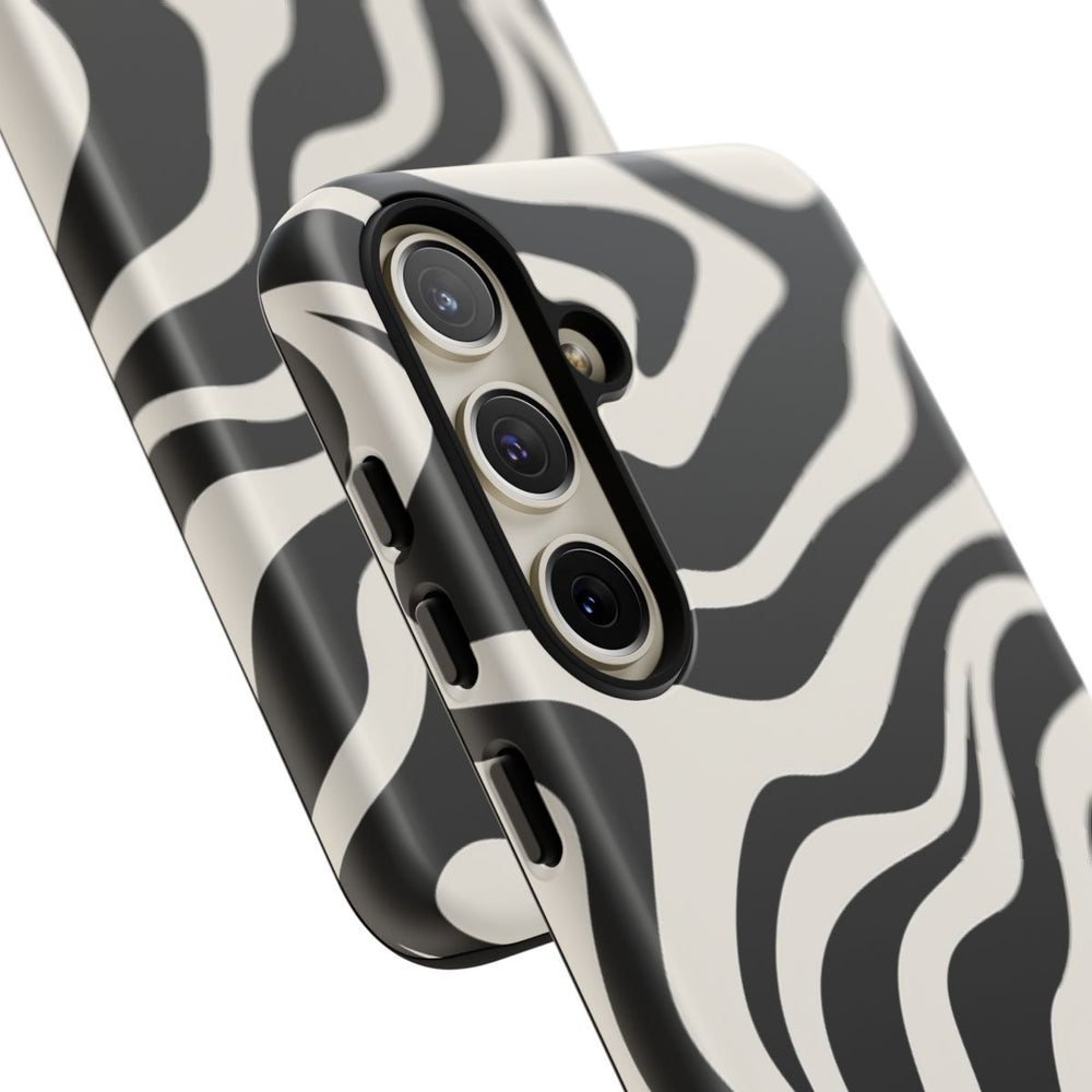 Zwart-Wit Abstract Zebra-Patroon