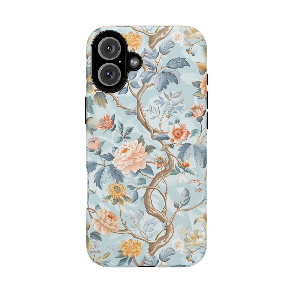 Pastel Chinoiserie Bloemenpatroon