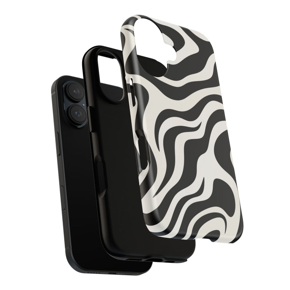 Zwart-Wit Abstract Zebra-Patroon