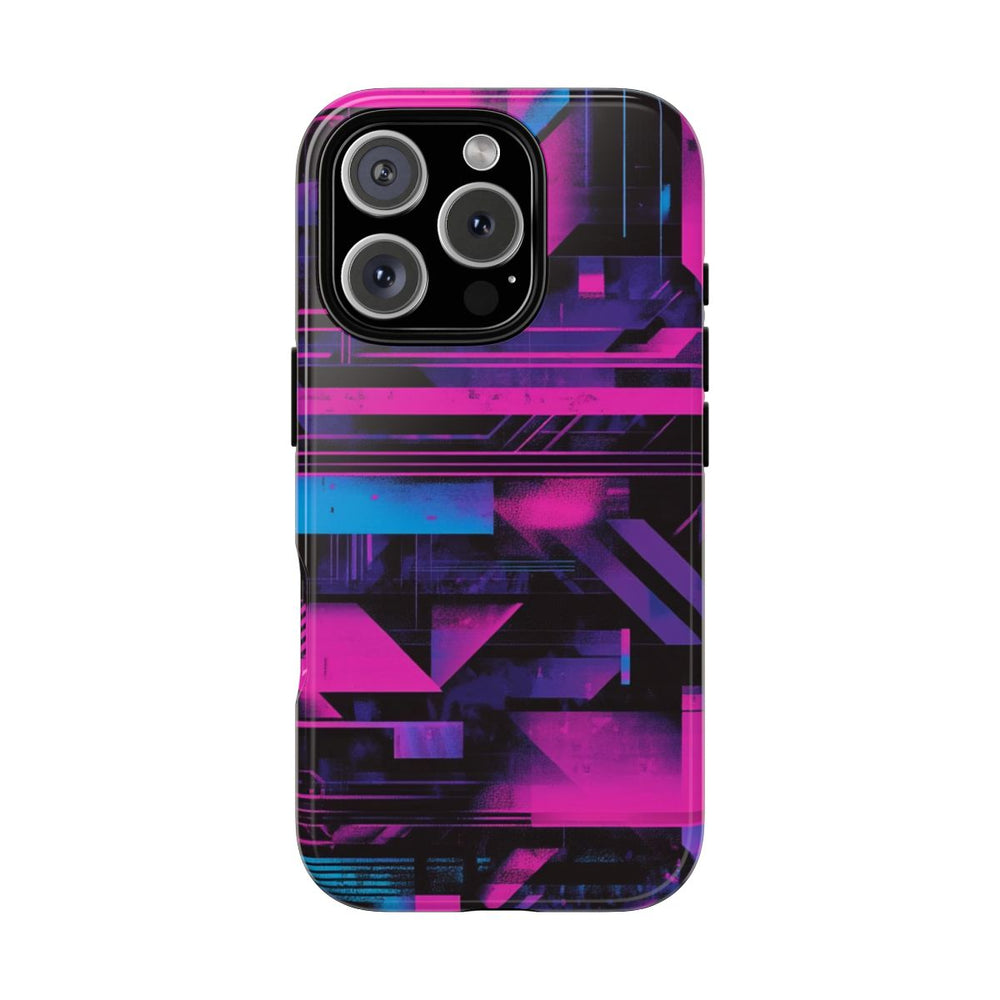 Neon Geometrisch Abstract Patroon
