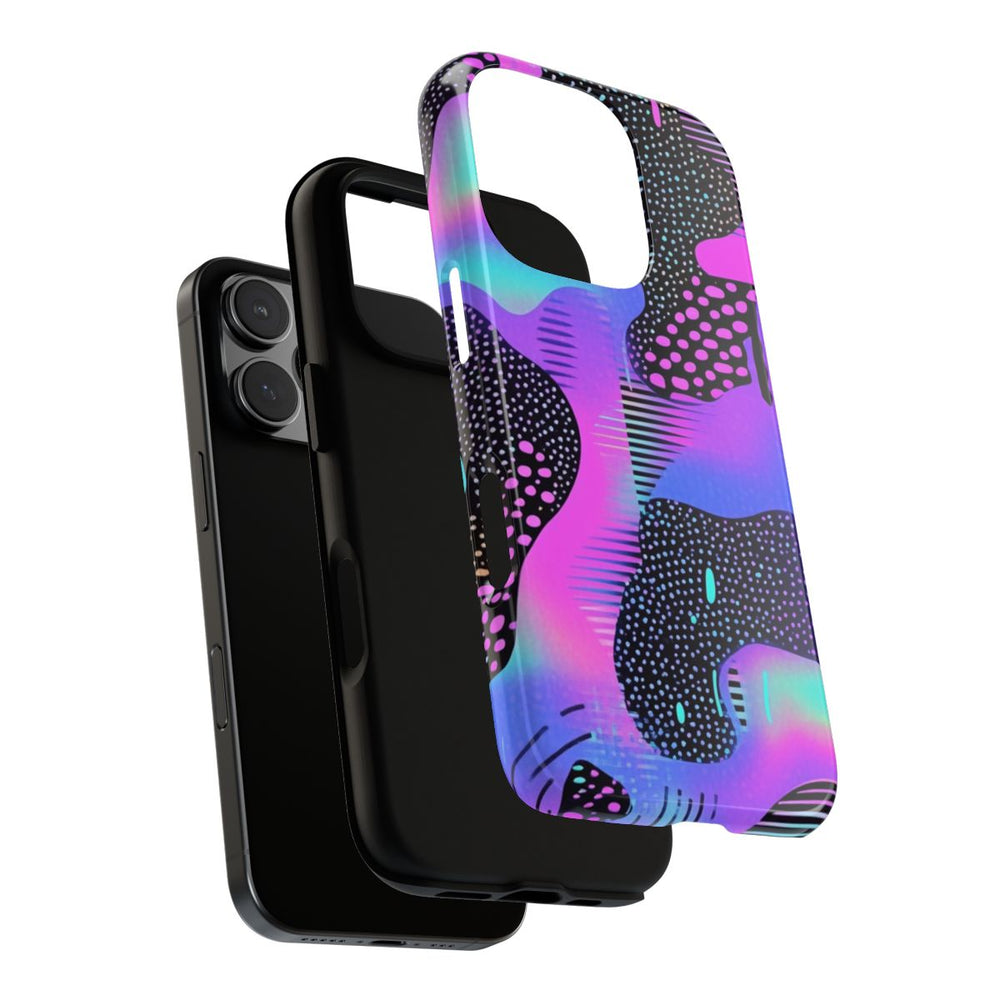 Abstract Neon Vaporwave Patroon