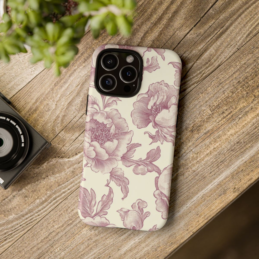 Elegante Victoriaanse Bloemenprint