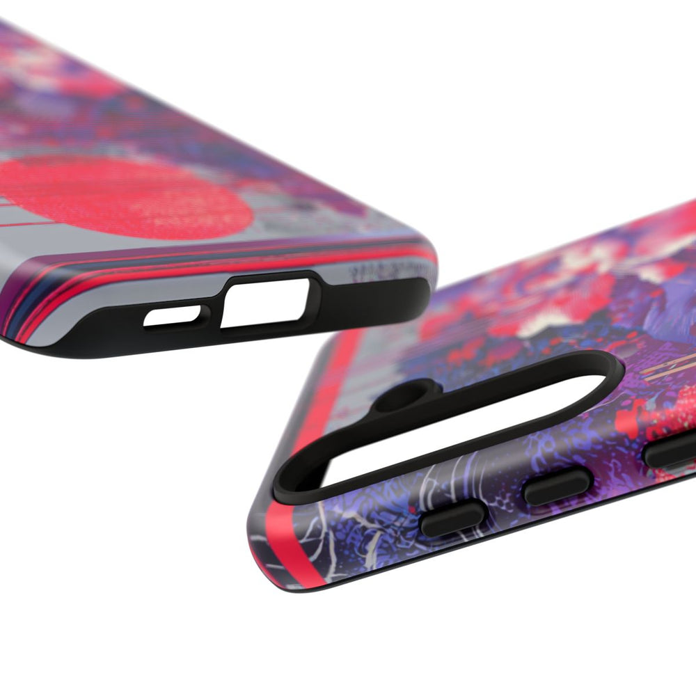 Abstracte Bloemmotieven met Neonaccenten