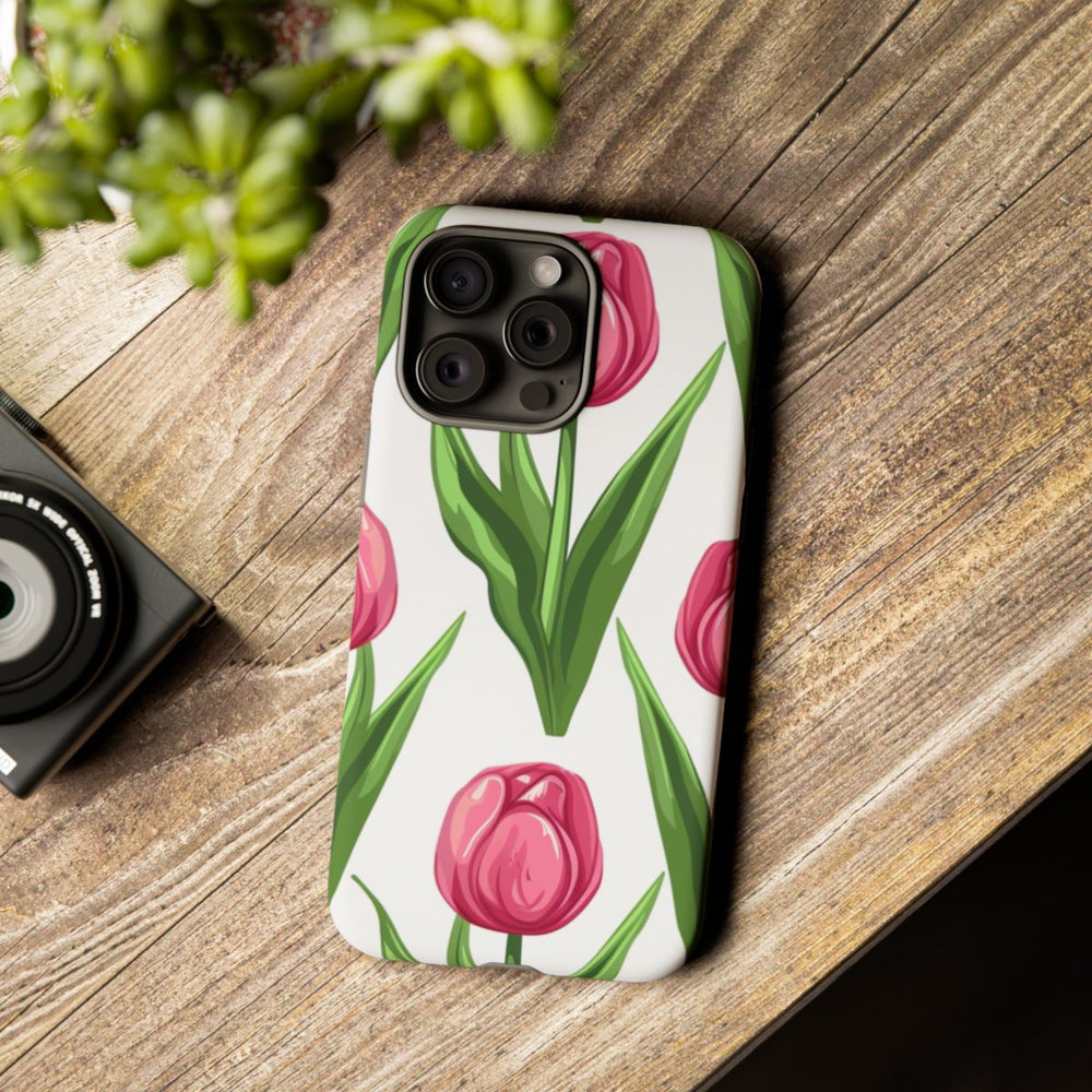 Roze Tulp Bloemenpatroon