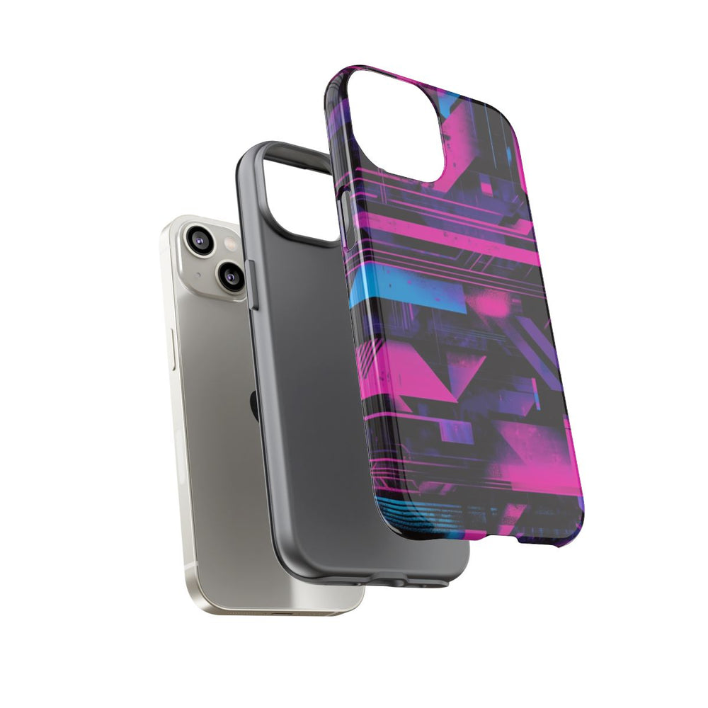 Neon Geometrisch Abstract Patroon