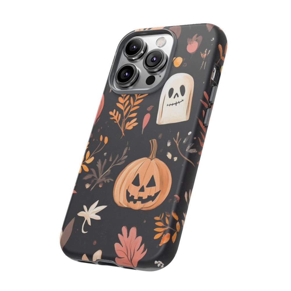Halloween Pompoen- en Spookmotief