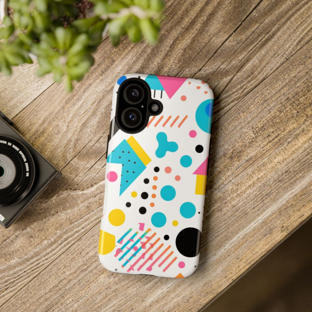 Kleurrijk Memphis Stijl Geometrisch Patroon