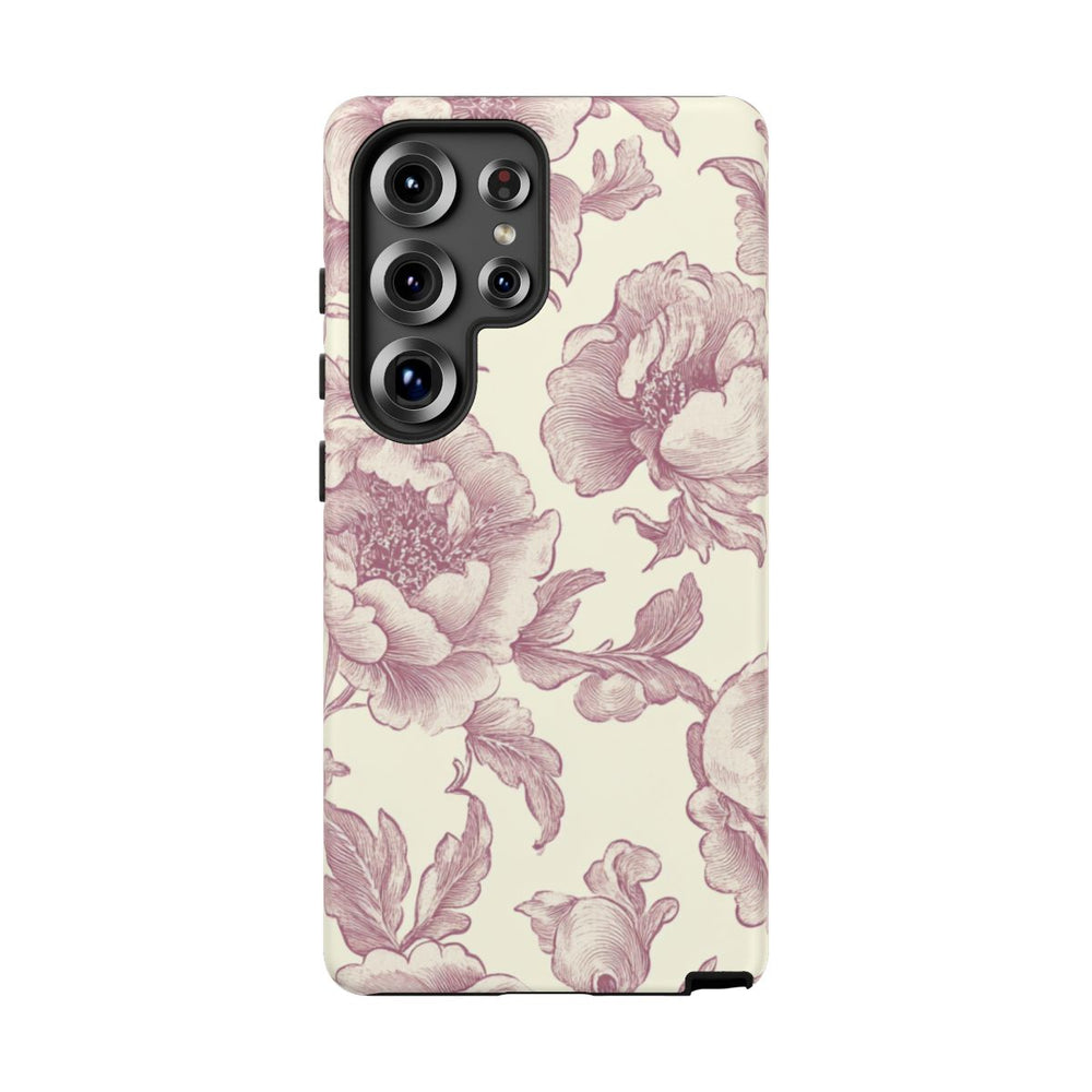 Elegante Victoriaanse Bloemenprint