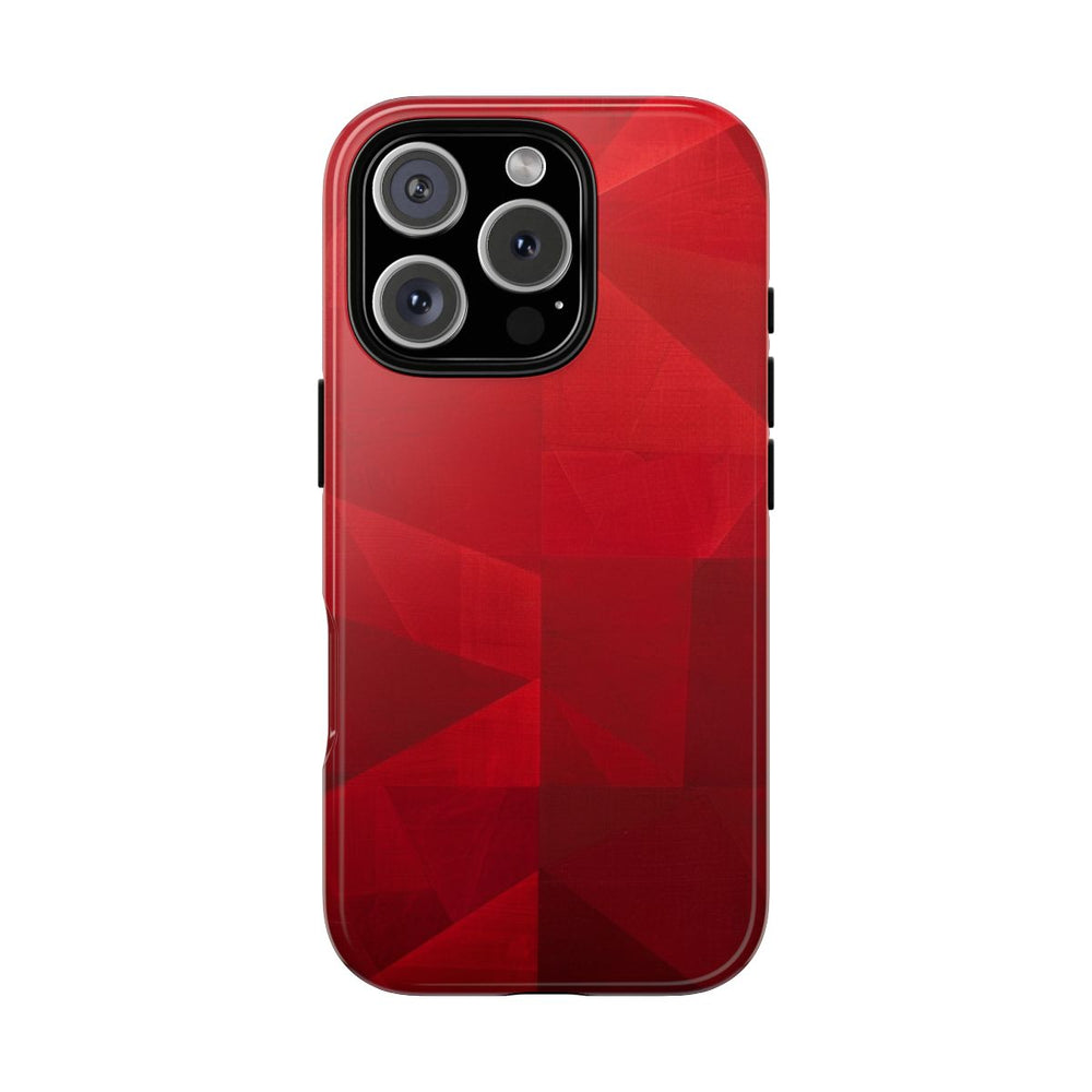 Rood Geometrisch Abstract Ontwerp