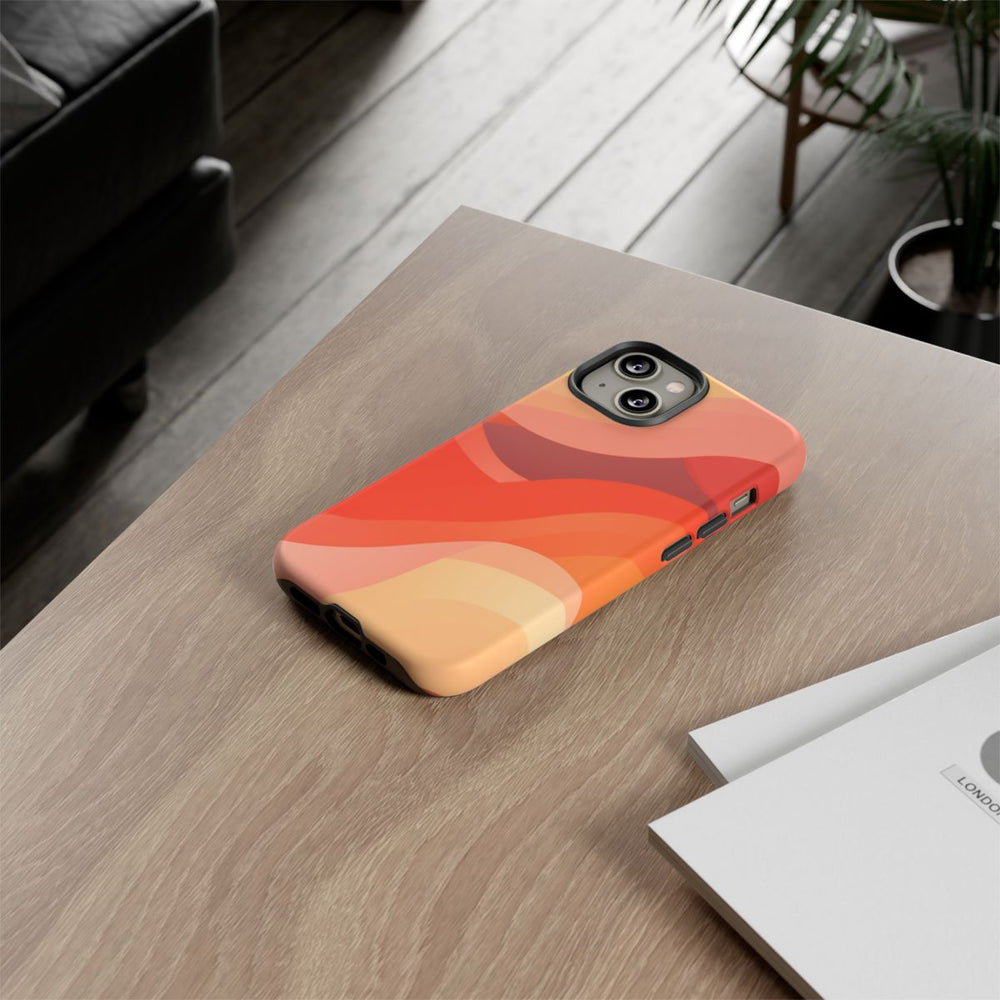 Warme Abstracte Golfpatronen