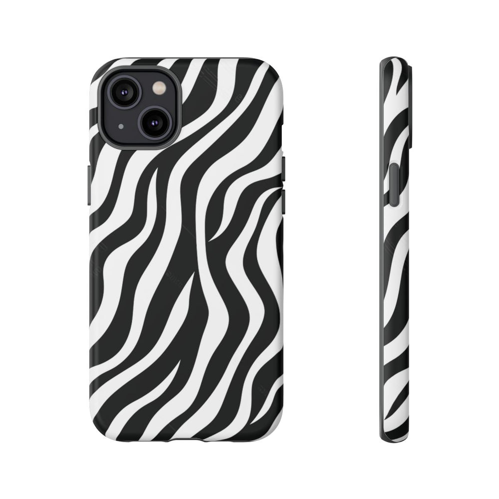 Zwart-Wit Zebra Strepenpatroon
